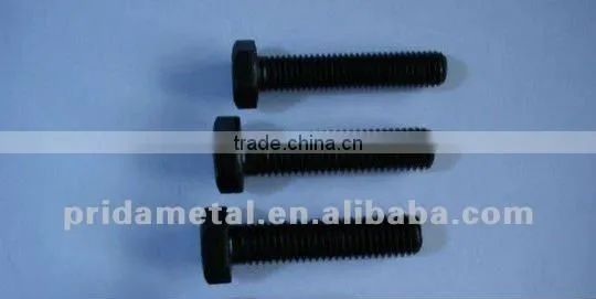 black bolt carbon steel DIN933 BOLT