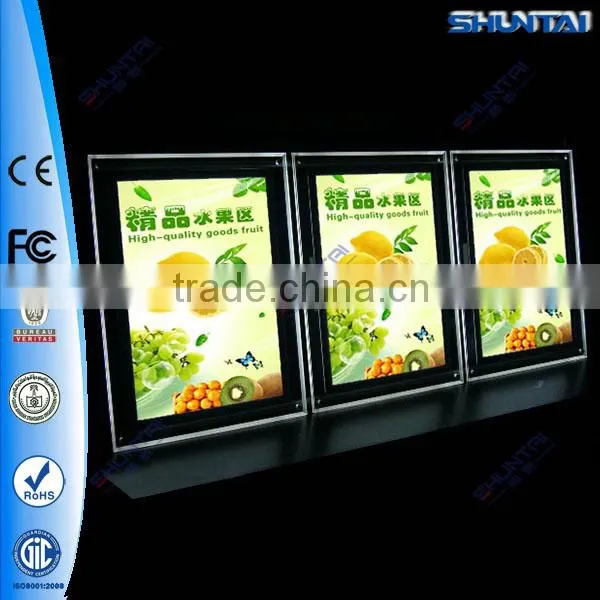 Crystal led advertising photo frame