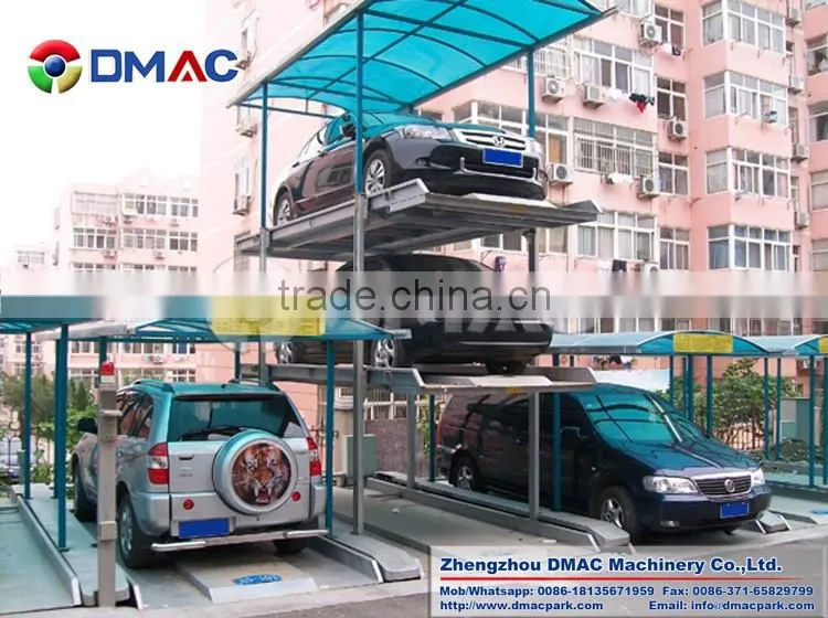 plc control car parking system pit