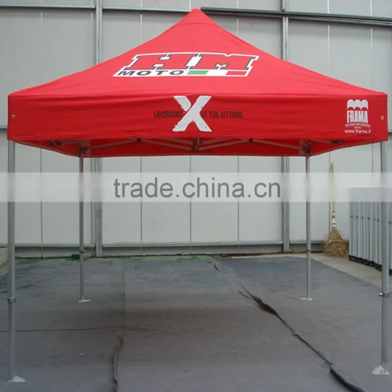 folding gazebo 10x10 ft digital printing 300g polyester with pvc coating
