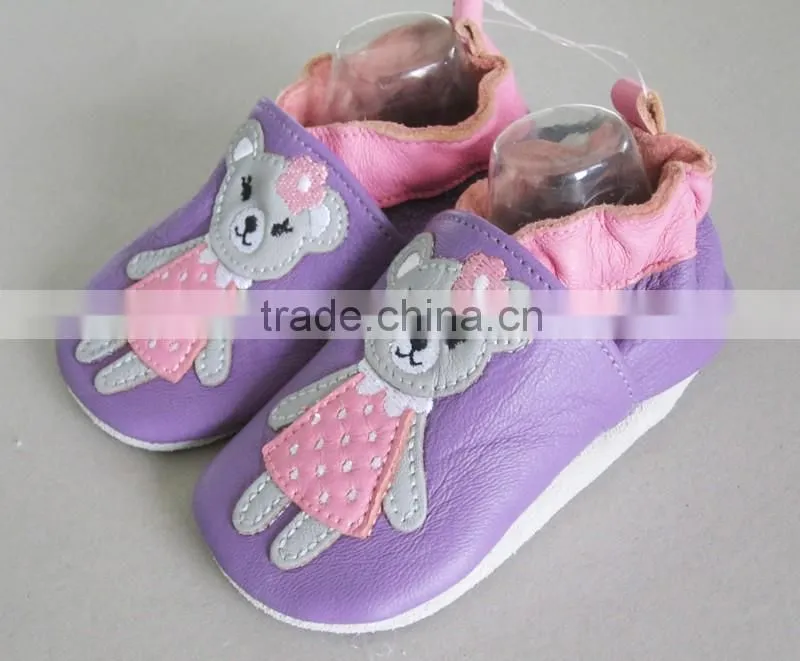 2016 fancy baby girl purple shoes
