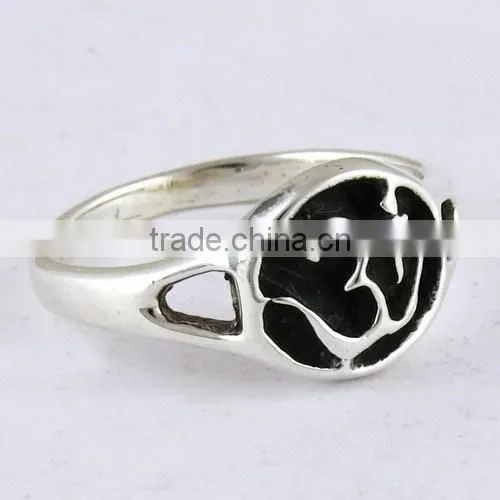 Heart Of Rose Golden Rutile Ring, Gemstone Silver Jewelry, Handmade Silver Jewelry