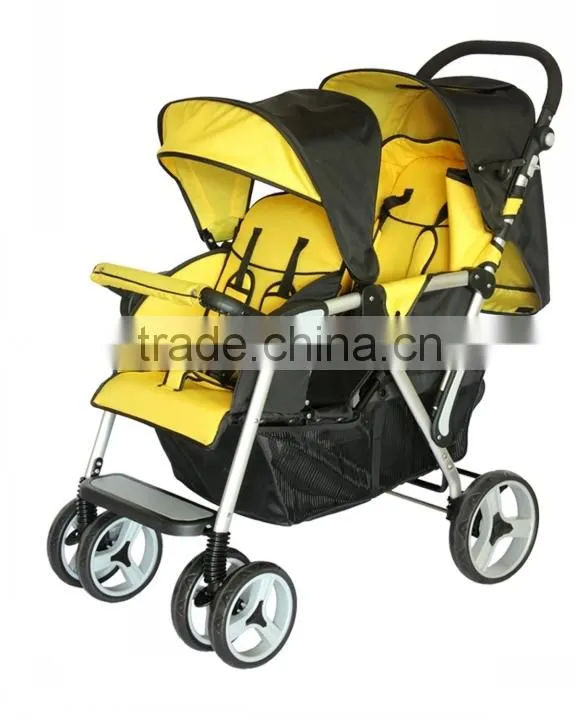fashion twin stroller with good market for years with EN 1888 approved 4029T