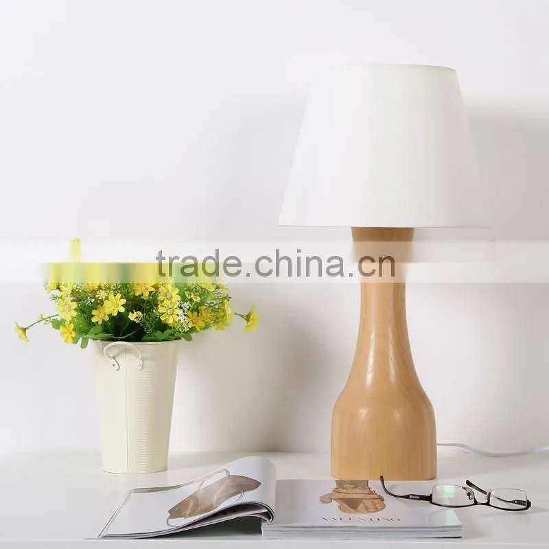 LED Wood table lamp LED Wood table Light JK-879-14 wooden base for table lamps holder