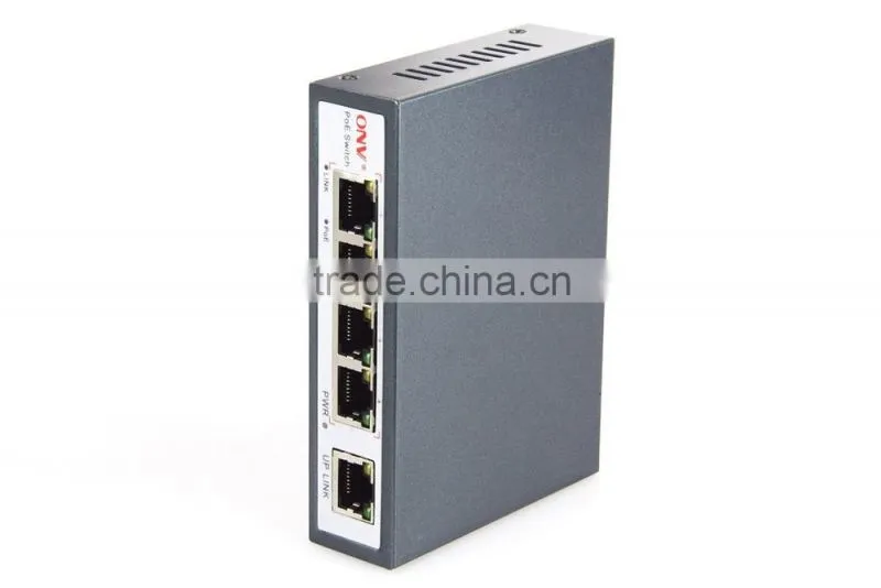 10/100M 4 port poe switch for IP camera 48V 802.3af