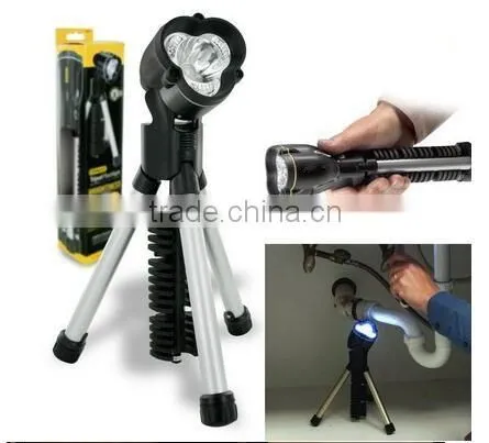 LED Tripod Multi-function Flashlight Worklight super bright with tripod