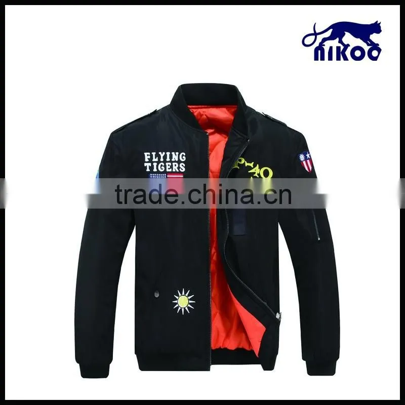 Men wind jacket with cotton inside, Keep warm jacket