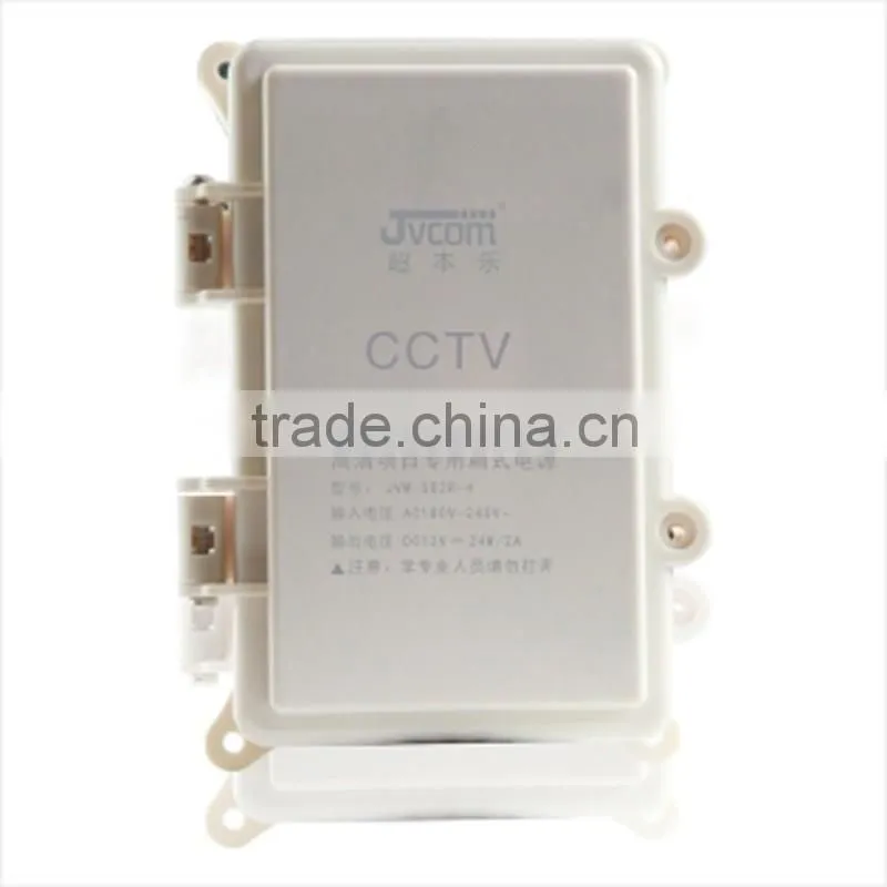 Convinience work power supply for CCTV camera 12V2A flat door box type of power supply box
