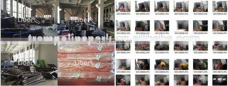 With Spider Tower Blue Color Safe High Quality Big Commercial Trampoline For Adults Indoor Trampoline Park