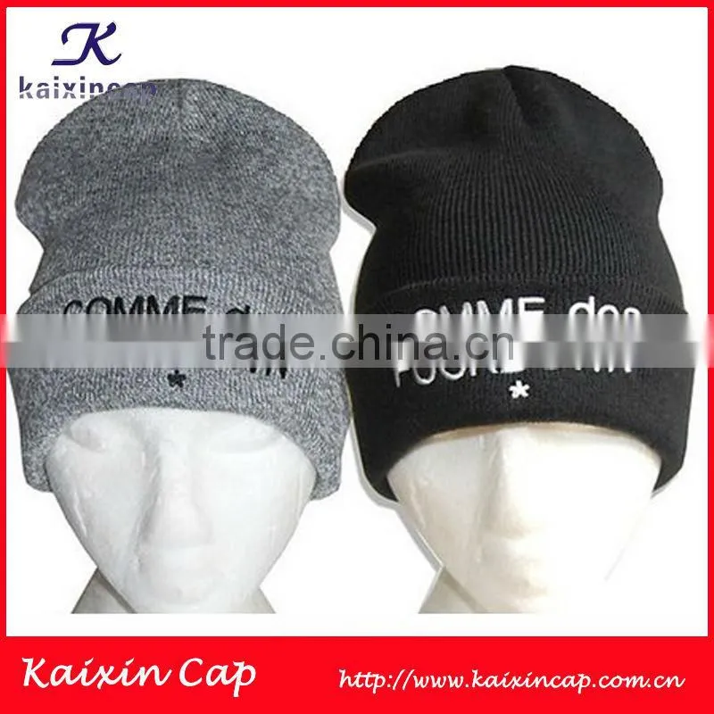 kid Beanie hat 100% acryl mix colour knit cap