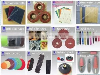4 inch to 7 inch yellow round Viscid disc/polishing pad