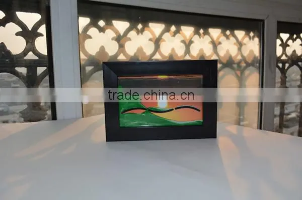 Drifting Sandscapes Art In Motion,Moving sand pictures with mirror backside