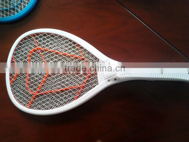 2013 new modle rechargeable fly killer racket with LED in the handle
