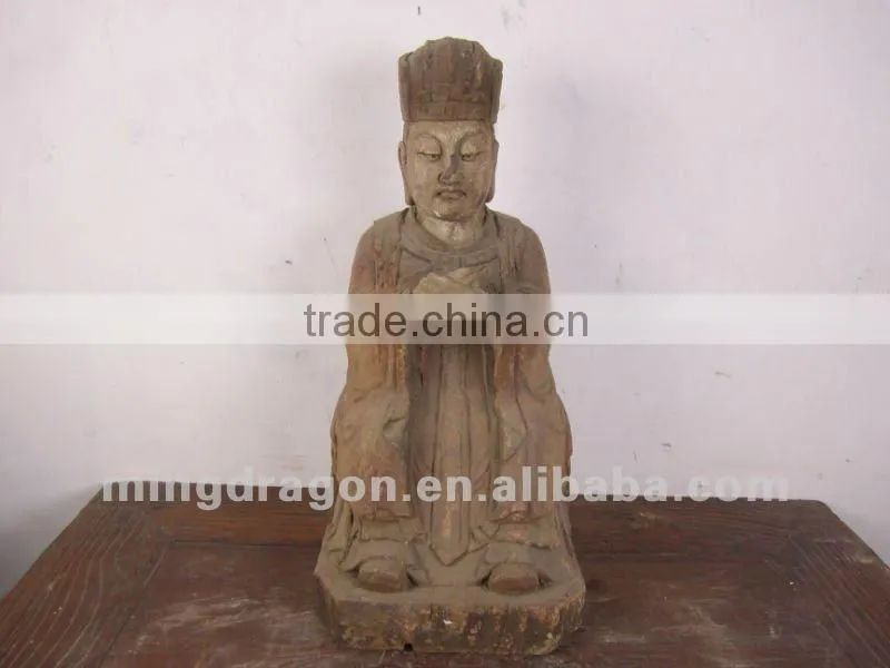 chinese antique furniture wood buddha