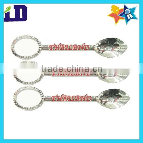 blank Metal Souvenir Spoons/ Silver Plater