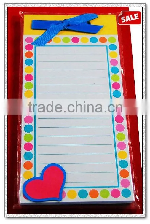 Meno pad with magnet