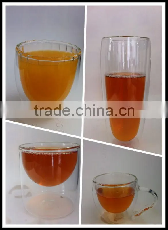 crystal handmade frozen water glass jar
