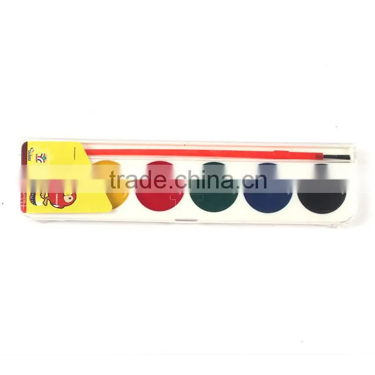 Professional 16Colors Dry Water color Paint Set For Kids In Stock