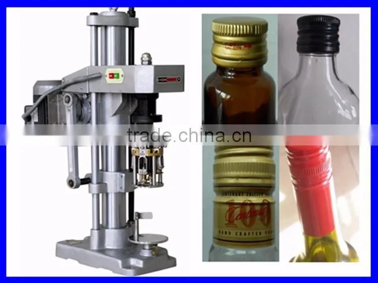 Easy operation glass bottle capping machine,capping machine for syrup bottles