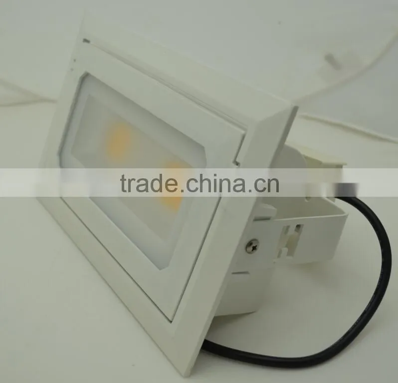 KWT LED Shop Lighting Adjustable COB LED Rectangular Downlight 30w/45w