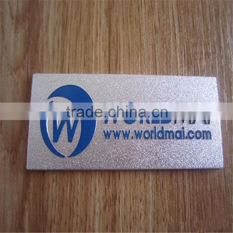 Custom metal tags for clothes label