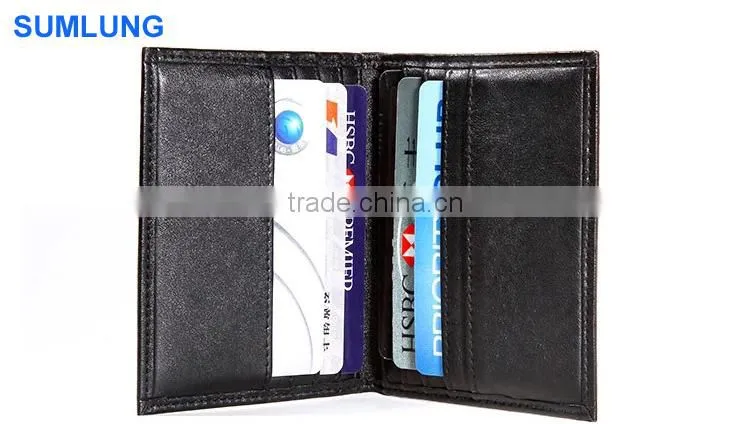 Good Quality Men RFID Blocking Wallet for Credit Cards Debit Card IC Card Anti Theft Block RFID Scanner Secure PU FAUX Leather
