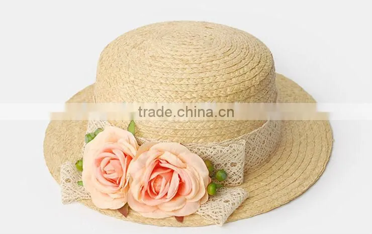 SUNNY SHINE custom Hawaii summer Fashion straw fedora hat