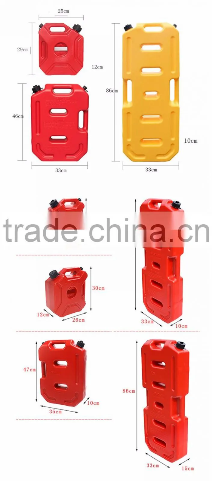 3L Portable Fuel Tank Jerry Can Small