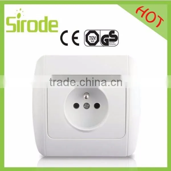 Canton Fair EUro Standard ABS/PC/Metal livolo electric material wall led light Switch with LED light