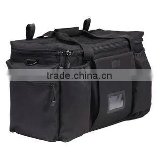 police equipment and gear bag