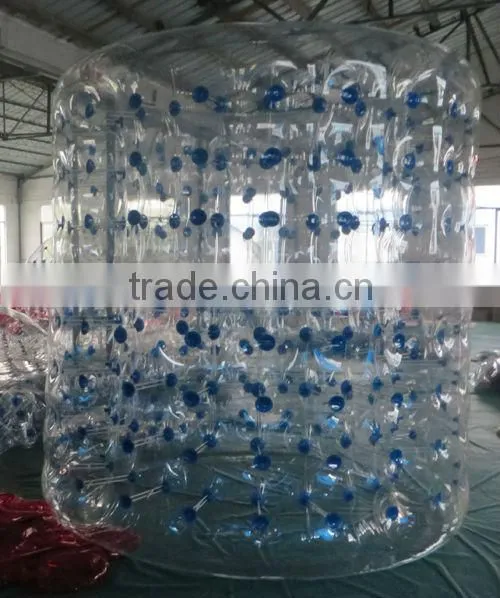 color optional inflatable water bubble roller for sale