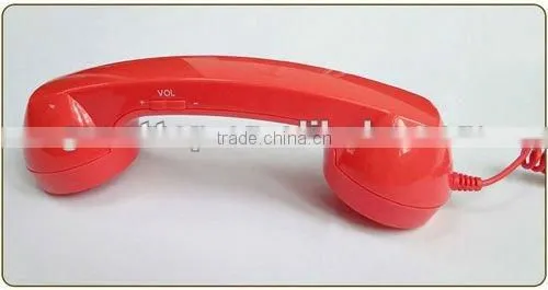 New Mic 3.5mm Retro COCO Phone Speaker Microphone Handset for iphones