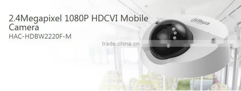 Megapixel CMOS 25/30/50/60fps@720P IP67 Dahua Mobile HDCVI Camera
