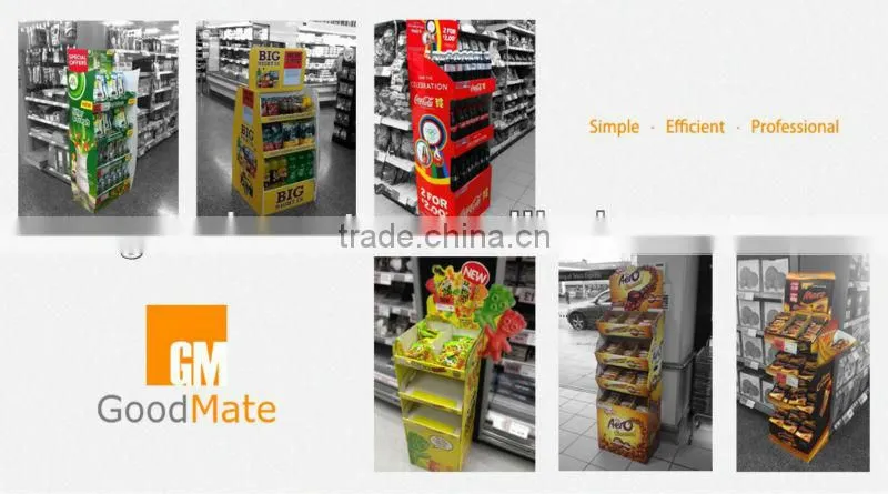 E liquid product 3 Tier Floor Cardboard Display Stand