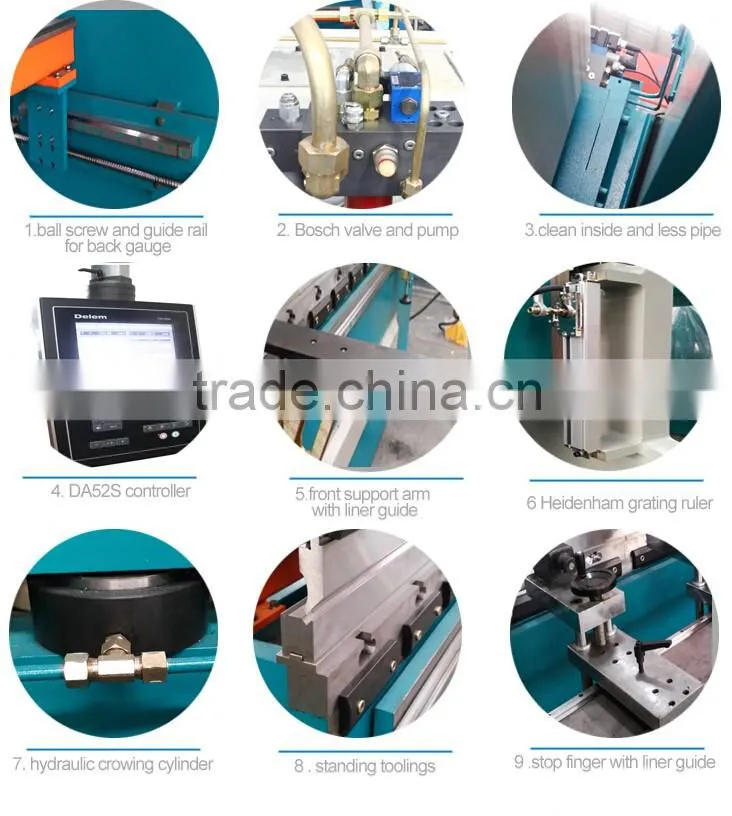 WC67Y 100T 3200mm Hydraulic CNC Press Brake in Good Price