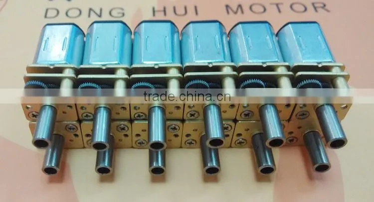 High quality 12v dc motor with gear reduction for electric lock 12mm dc gear motor
