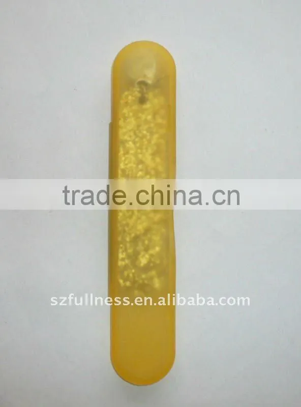 Bling nail file in a plastic case