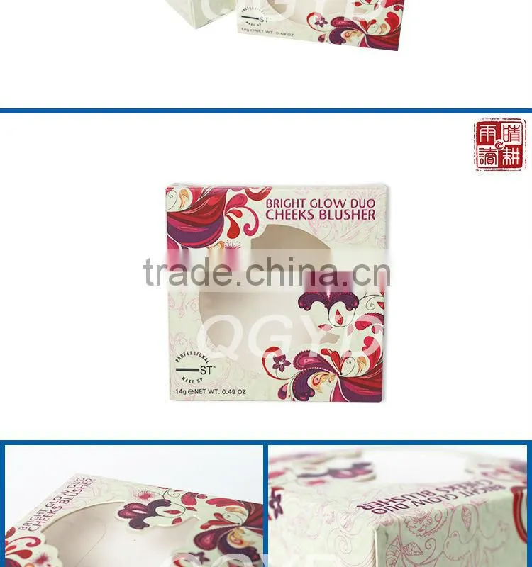 handmade paper fold gift box paper box with widow