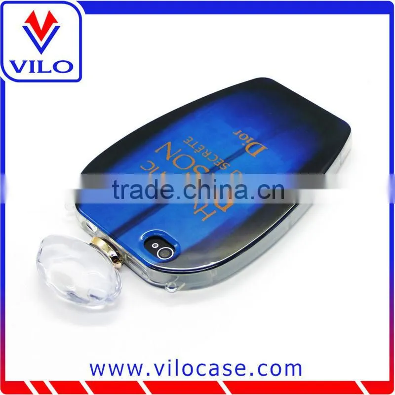 2014 fashion design soft TPU perfume bottle case for Iphone