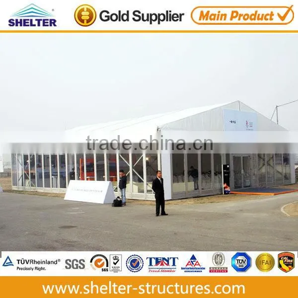 1000 seater glass aluminium marquee for banquet, frame marquee for banquet or sale
