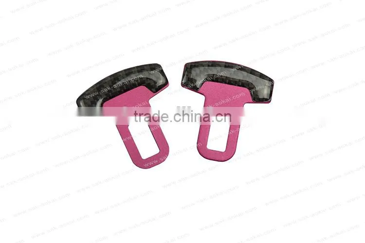 Real Carbon Fiber Buckle Safety Belt Colorful BuckleS