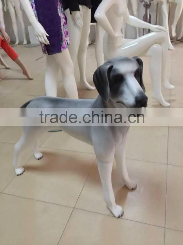 Fashion fiberglass display dog mannequin for sale