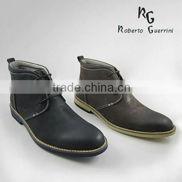 Leather boot
