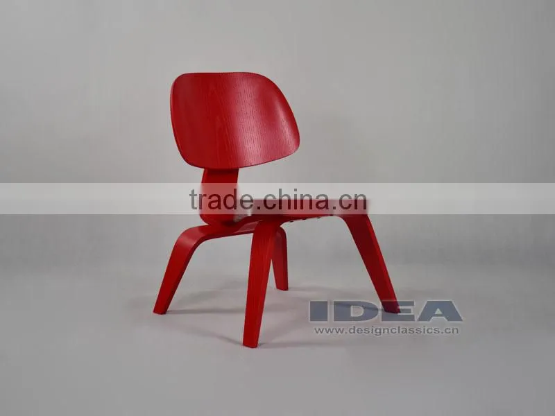 Replica Charles Plywood Lounge Chair - Red Color