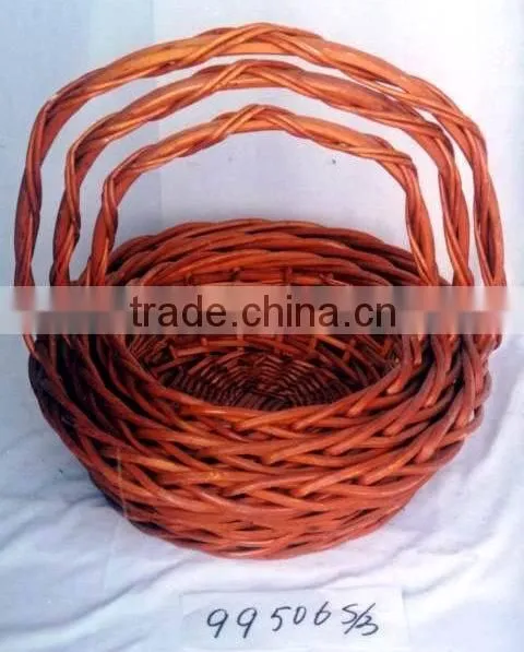 hot sale high quality willow garden basket