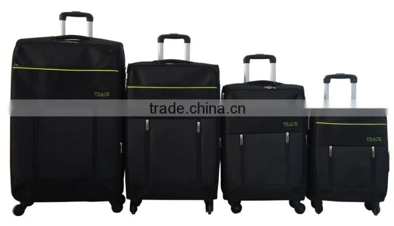 Pink Color EVA Four Wheels Foldable Nylon Polyester Bag