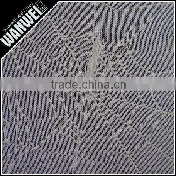 Smooth spider web new product elastic and bright nylon spandex lace fabric for different dress and skirts manufactur sellin 4024