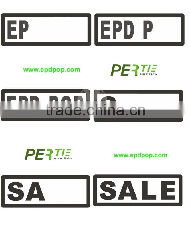 slide wall display e-paper display for POP decca advertisement, e-paper POP indoor advertisement