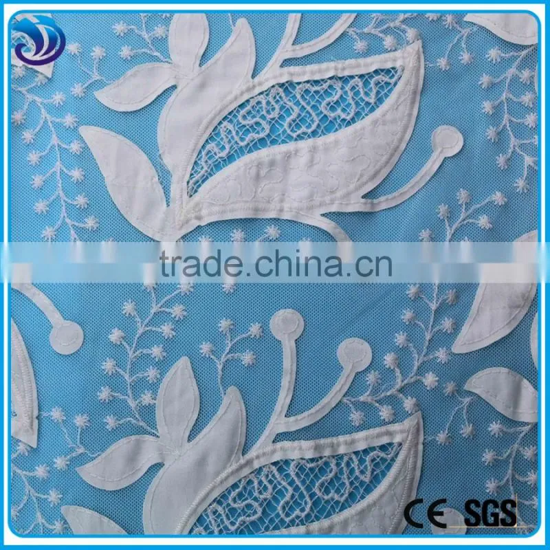 lastest laser embroidery fashion laser embroidery mesh fabric