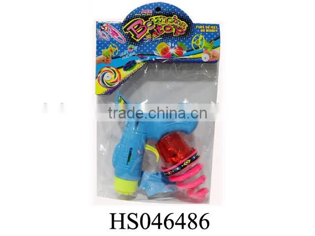 New style plastic flying disc gun for kids, promotion toy